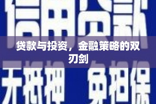 鹿草贷款与投资，金融策略的双刃剑