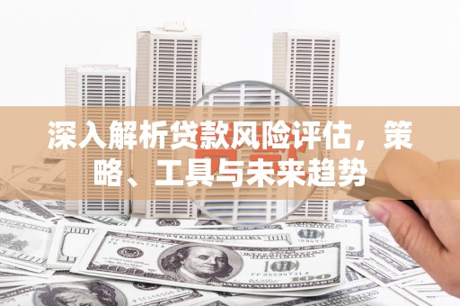 鹿草深入解析贷款风险评估，策略、工具与未来趋势