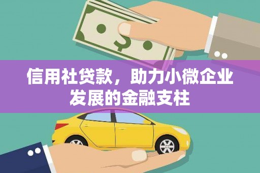 鹿草信用社贷款，助力小微企业发展的金融支柱