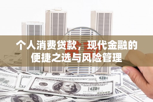 鹿草个人消费贷款，现代金融的便捷之选与风险管理