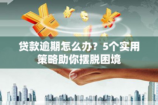 鹿草贷款逾期怎么办？5个实用策略助你摆脱困境