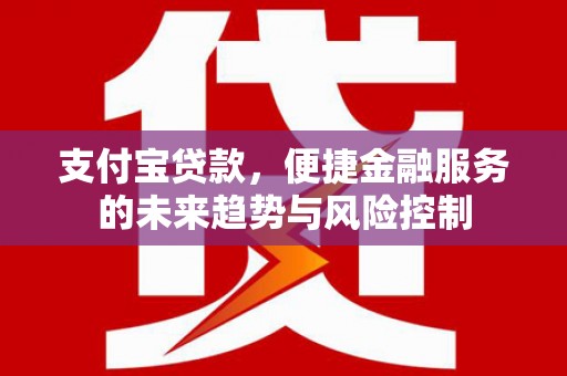 鹿草支付宝贷款，便捷金融服务的未来趋势与风险控制