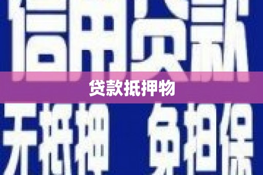 鹿草贷款抵押物
