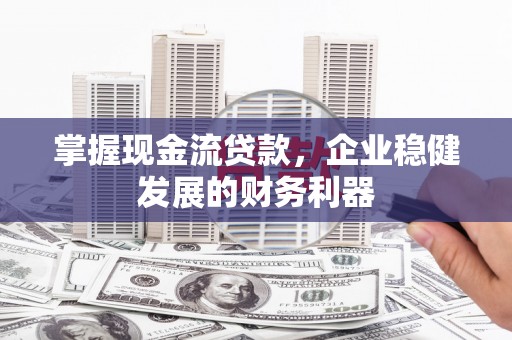 鹿草掌握现金流贷款，企业稳健发展的财务利器