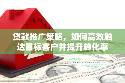鹿草贷款推广策略，如何高效触达目标客户并提升转化率