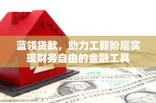 鹿草蓝领贷款，助力工薪阶层实现财务自由的金融工具
