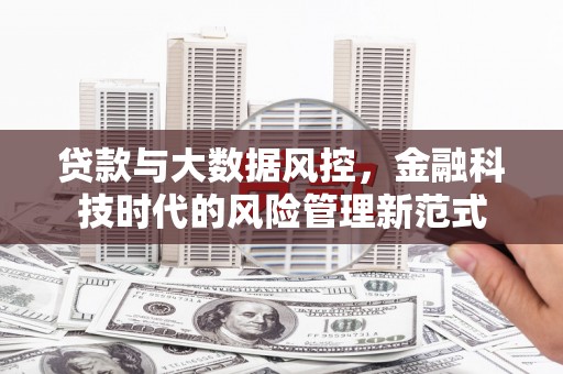 鹿草贷款与大数据风控，金融科技时代的风险管理新范式