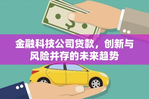 鹿草金融科技公司贷款，创新与风险并存的未来趋势