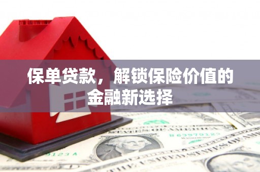 鹿草保单贷款，解锁保险价值的金融新选择
