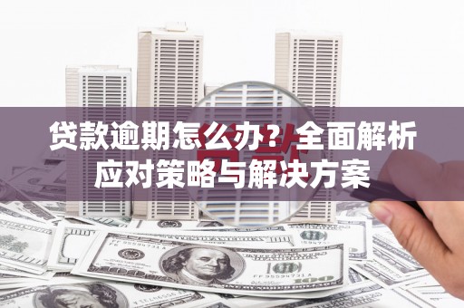 鹿草贷款逾期怎么办？全面解析应对策略与解决方案