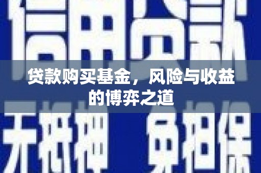 鹿草贷款购买基金，风险与收益的博弈之道