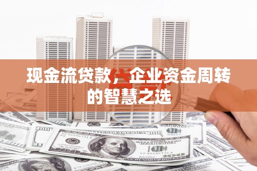 鹿草现金流贷款，企业资金周转的智慧之选