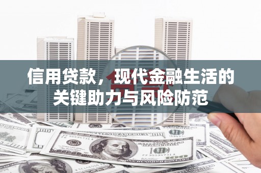 鹿草信用贷款，现代金融生活的关键助力与风险防范