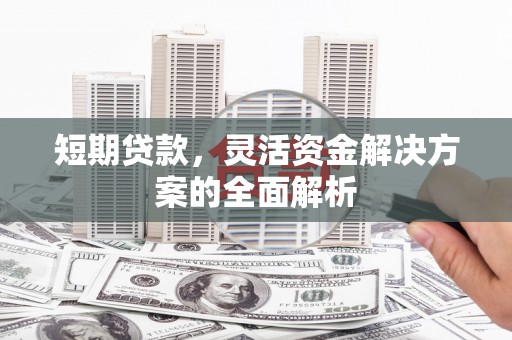 鹿草短期贷款，灵活资金解决方案的全面解析