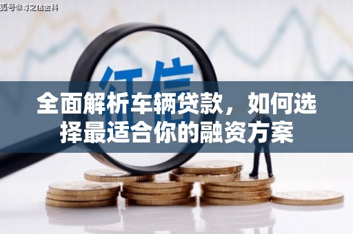 鹿草全面解析车辆贷款，如何选择最适合你的融资方案