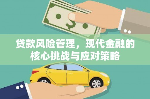 鹿草贷款风险管理，现代金融的核心挑战与应对策略