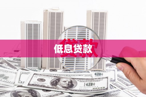 鹿草低息贷款