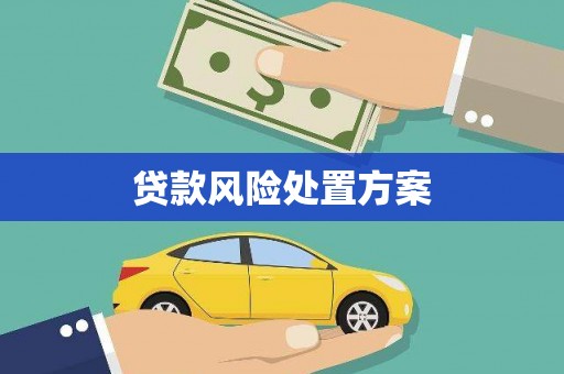 鹿草贷款风险处置方案