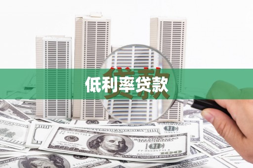 鹿草低利率贷款