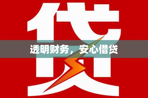 鹿草透明财务，安心借贷