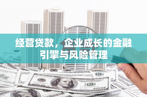 鹿草经营贷款，企业成长的金融引擎与风险管理